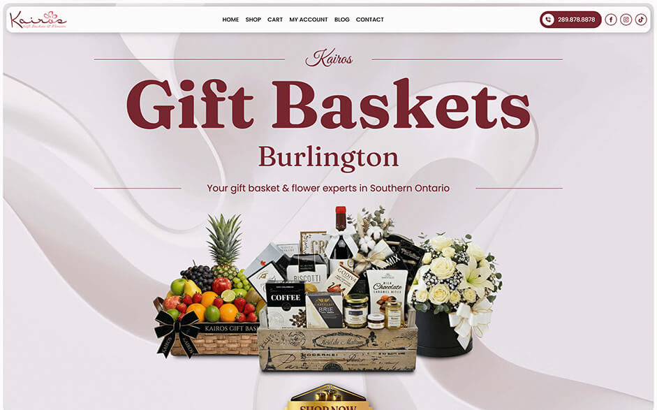 e-commerce web design in Milton